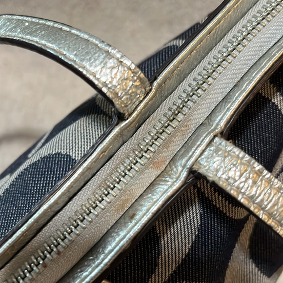 COACH Denim on Silver Shoulder Bag! - Picture 12 of 16